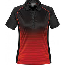 Stormtech Women's Black/True Red Horizon Polo