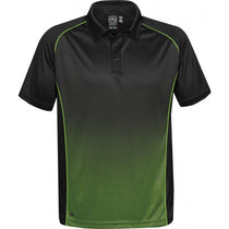 Stormtech Men's Black/Spring Green Matrix Polo