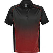 Stormtech Men's Black/True Red Matrix Polo