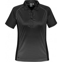 Stormtech Women's Black/Graphite Matrix Polo