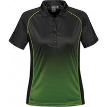 Stormtech Women's Black/Spring Green Matrix Polo