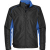 Stormtech Men's Black/Royal Axis Track Jacket