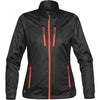 Stormtech Women's Black/Orange Mistral Shell