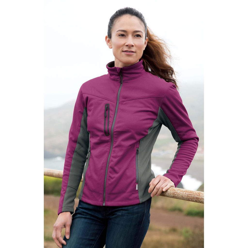 Landway Women's Dark Berry Phantom Soft-Shell