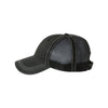 Outdoor Cap Black Weathered Mesh Back Cap