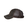 Outdoor Cap Brown Weathered Mesh Back Cap
