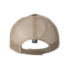 Outdoor Cap Khaki Weathered Mesh Back Cap