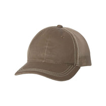 Outdoor Cap Khaki Weathered Mesh Back Cap