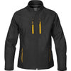 Stormtech Women's Black/Gold Ellipse Softshell