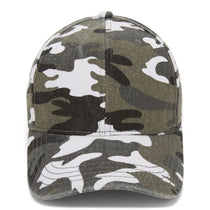 Paramount Apparel Grey Woodland Washed Generic Camo Cap