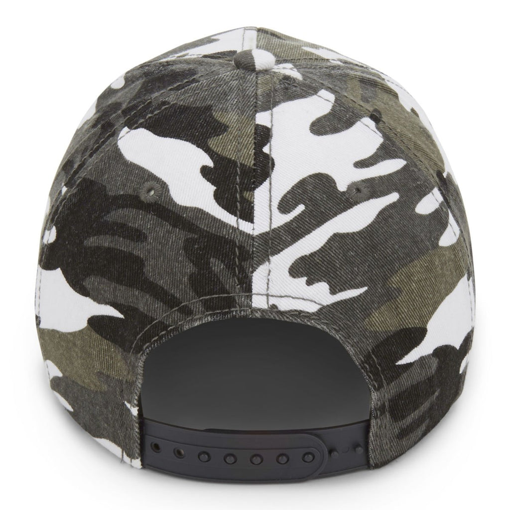 Paramount Apparel Grey Woodland Washed Generic Camo Cap