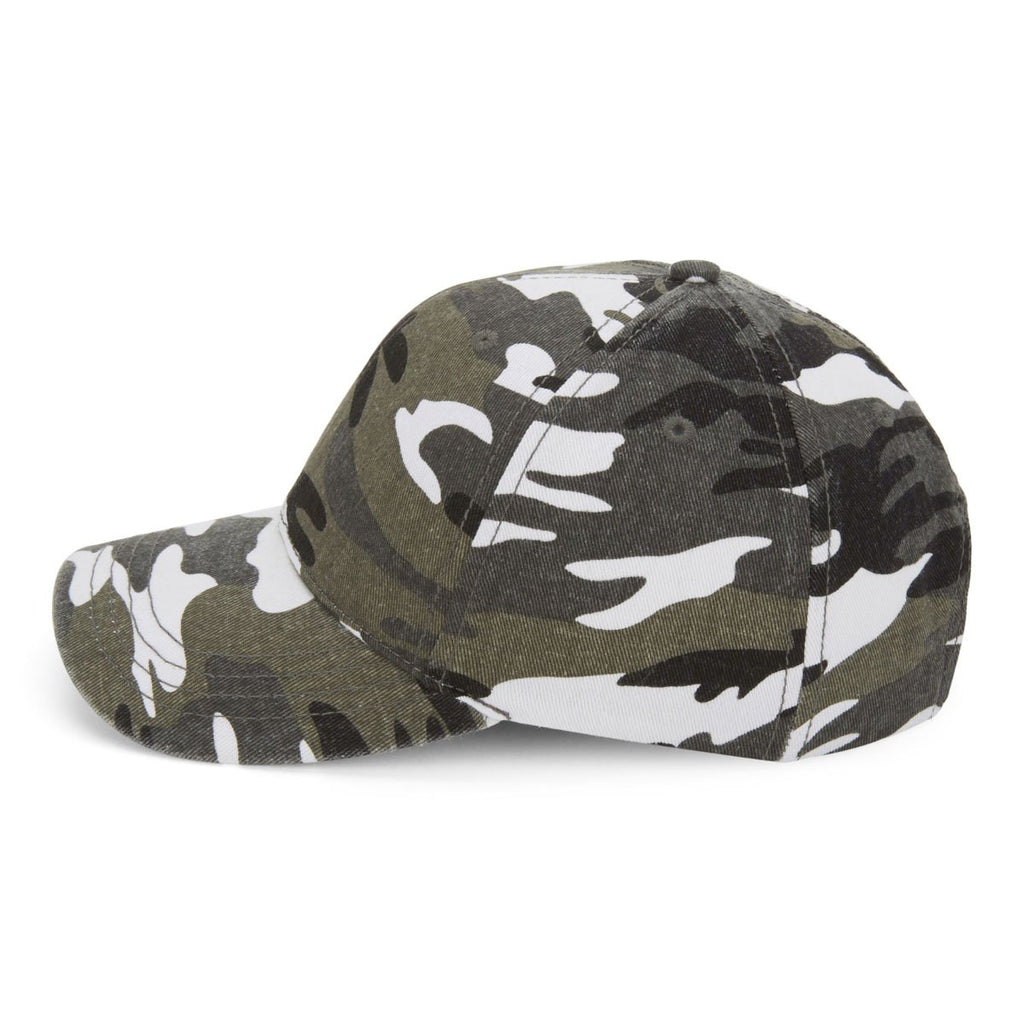 Paramount Apparel Grey Woodland Washed Generic Camo Cap