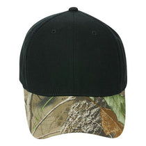 Paramount Apparel Black/Realtree Xtra Brown Brushed Cotton Twill and Camo Cap