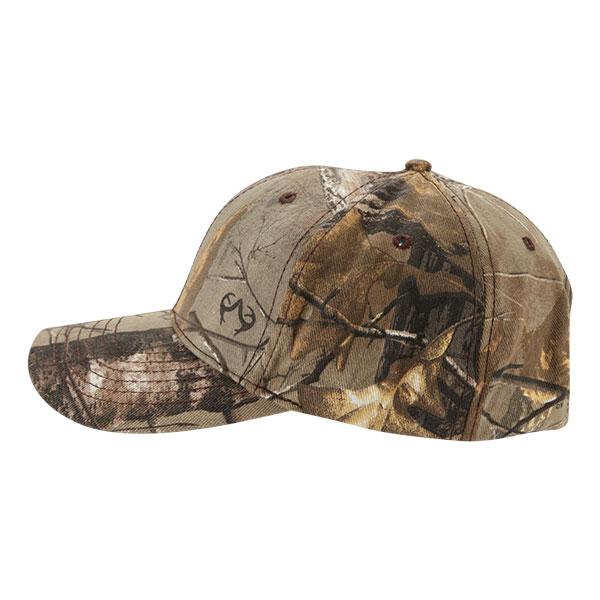 Paramount Apparel Realtree Xtra Brown Camo Fabric Plastic Snap Cap