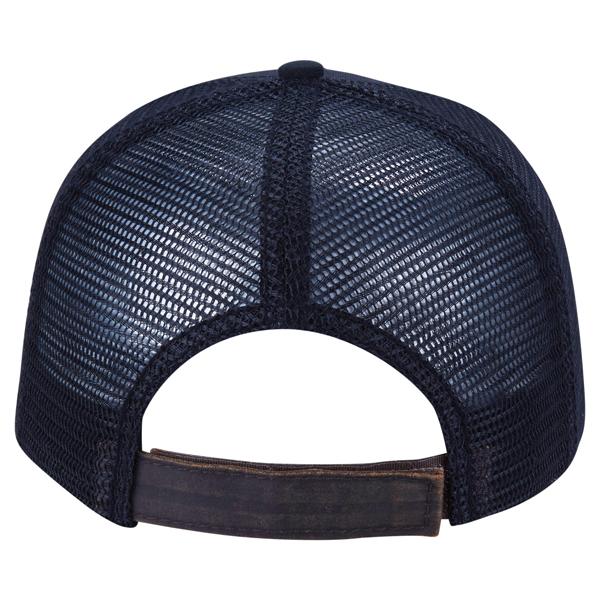 Paramount Apparel Black Washed Twill and Waxcloth Cap