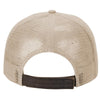 Paramount Apparel Khaki Washed Twill and Waxcloth Cap