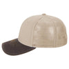 Paramount Apparel Khaki Washed Twill and Waxcloth Cap
