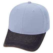 Paramount Apparel Silver Washed Twill and Waxcloth Cap