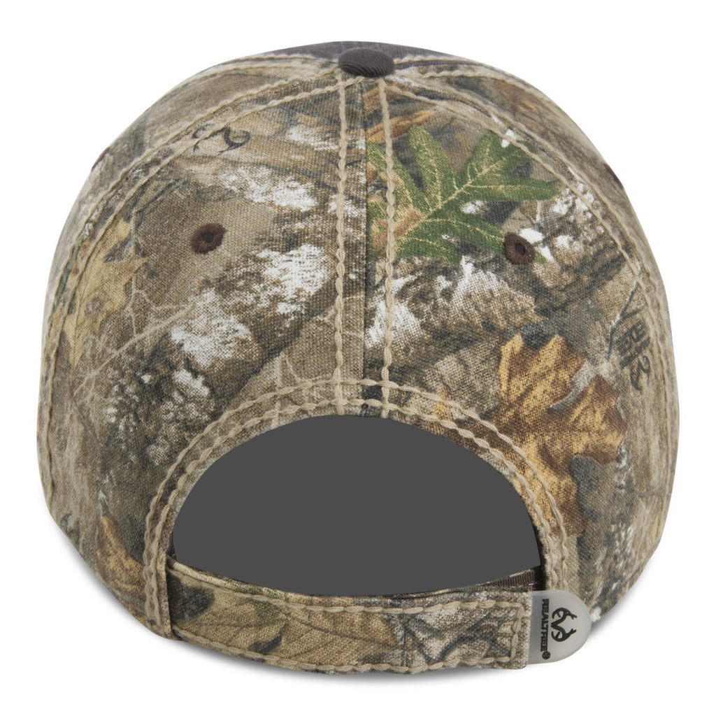 Paramount Apparel Charcoal/Realtree Edge Washed Cotton and Camo Cap