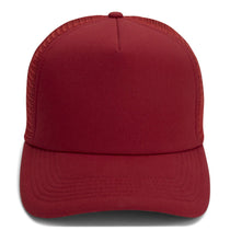 Paramount Apparel Red 5 Panel Foam Backed Canvas