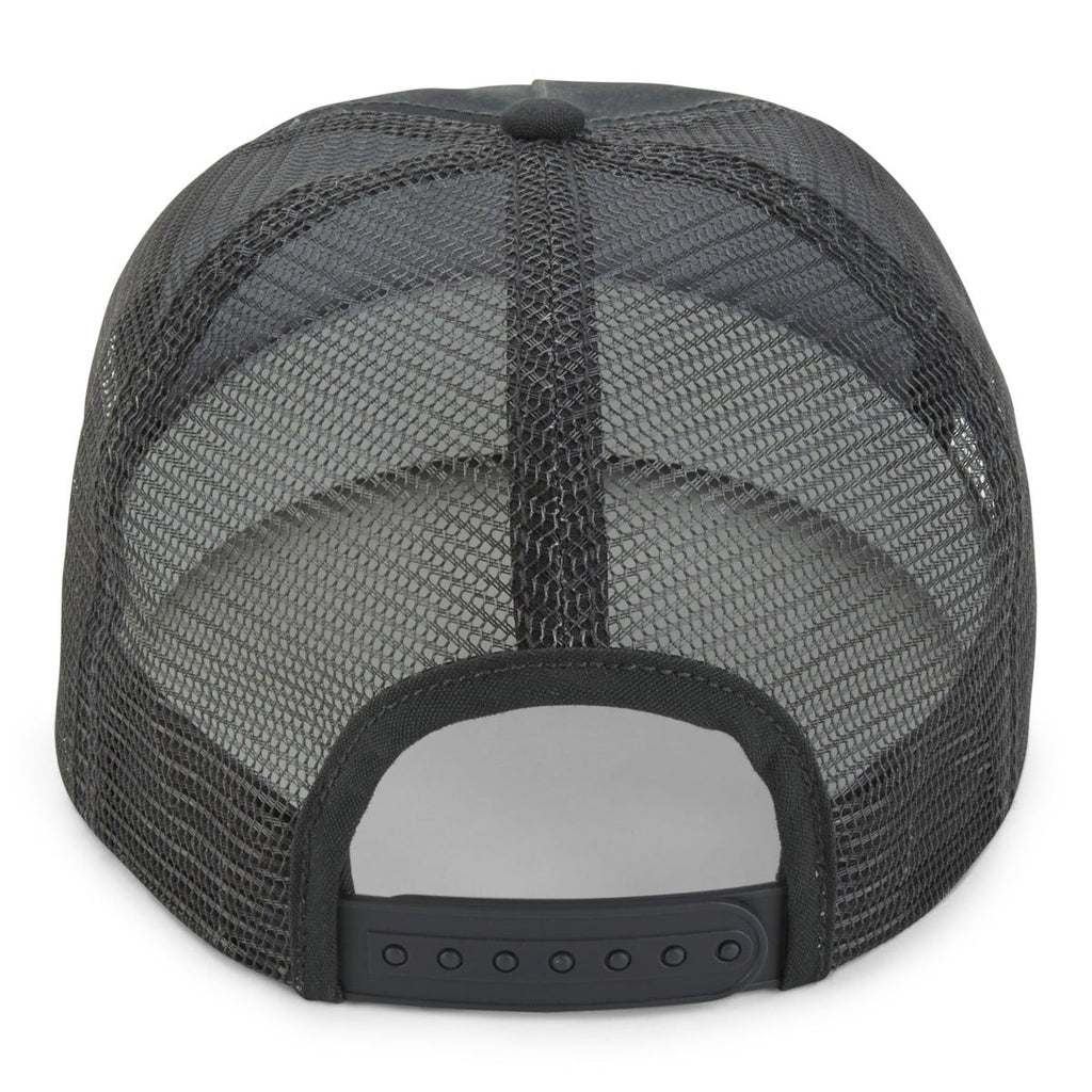Paramount Apparel Charcoal Canvas Mesh Cap