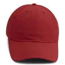 Paramount Apparel Red Soft Structure Low Profile Perforated Performance Cap