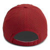 Paramount Apparel Red Soft Structure Low Profile Perforated Performance Cap