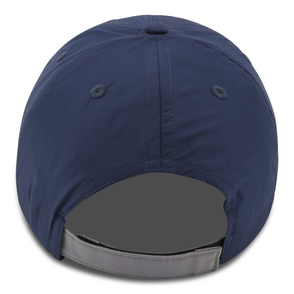 Paramount Apparel Navy/Silver Performance Contrasting Visor