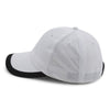 Paramount Apparel White/Black Performance Contrasting Visor