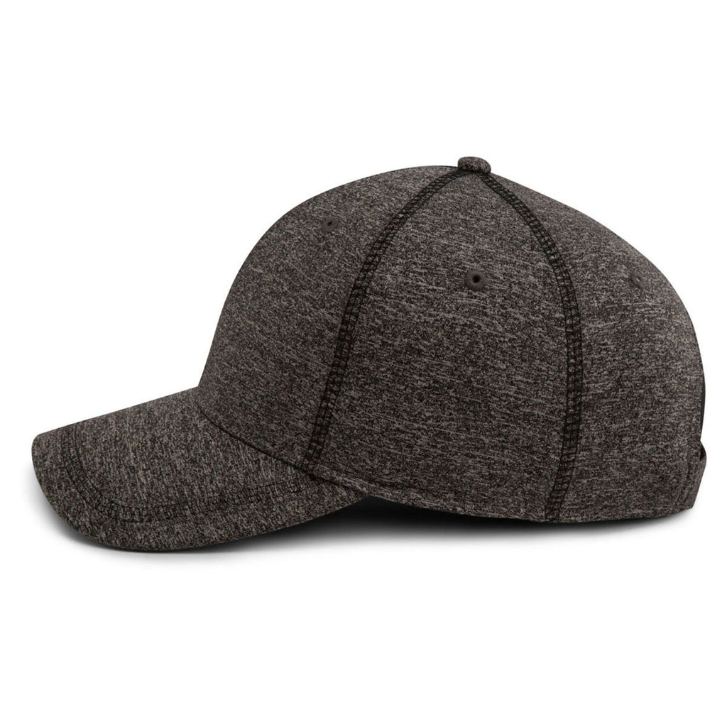 Paramount Apparel Heather Grey/Black Heathered Performance Cap