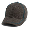 Paramount Apparel Heather Grey/Neon Blue Heathered Performance Cap
