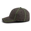 Paramount Apparel Heather Grey/Neon Green Heathered Performance Cap