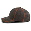 Paramount Apparel Heather Grey/Neon Orange Heathered Performance Cap