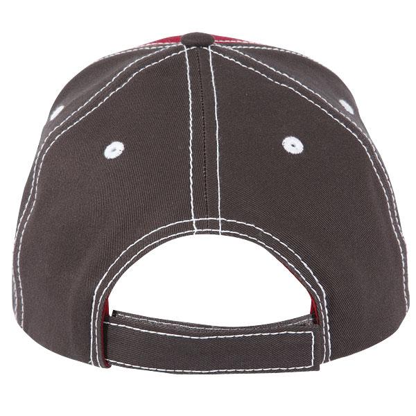 Paramount Apparel Cardinal/Charcoal Cotton Twill Cap