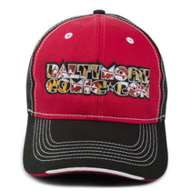 Paramount Apparel Red/Black Cotton Twill Cap
