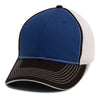 Paramount Apparel Royal/Black/White Piped Fine Mesh Cap