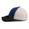 Paramount Apparel Royal/Black/White Piped Fine Mesh Cap
