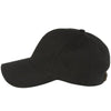 Paramount Apparel Black Structured Brushed Twill Cap