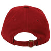 Paramount Apparel Dark Red Structured Brushed Twill Cap