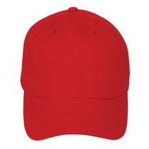 Paramount Apparel Red Structured Brushed Twill Cap