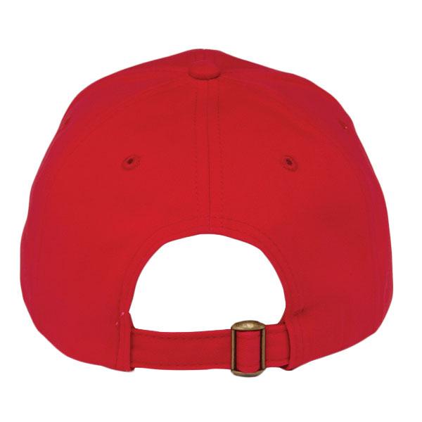 Paramount Apparel Red Structured Brushed Twill Cap