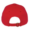 Paramount Apparel Red Structured Brushed Twill Cap