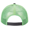 Paramount Apparel Charcoal/Neon Green Neon Mesh Back Cap