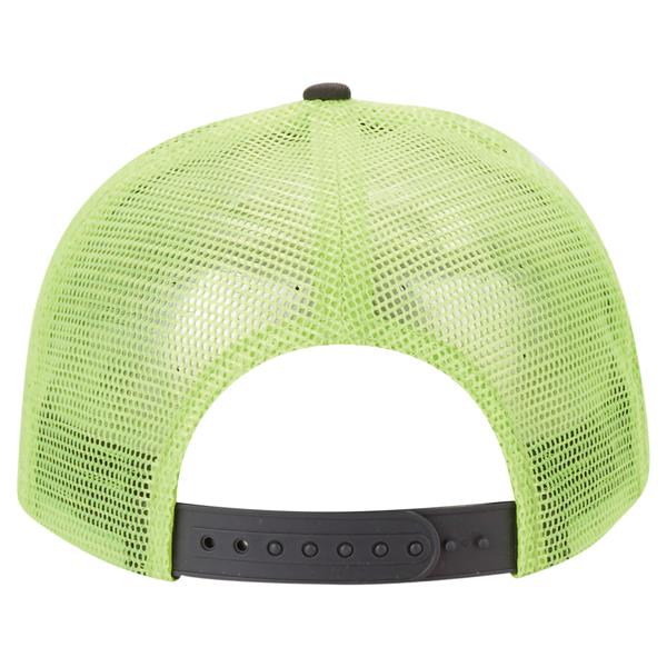 Paramount Apparel Charcoal/Neon Yellow Neon Mesh Back Cap