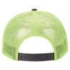 Paramount Apparel Charcoal/Neon Yellow Neon Mesh Back Cap