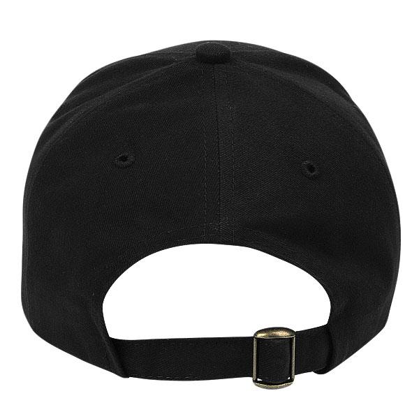 Paramount Apparel Black/Red Contrasting Sandwich Visor Brushed Twill Cap