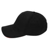 Paramount Apparel Black/Red Contrasting Sandwich Visor Brushed Twill Cap