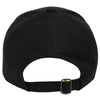 Paramount Apparel Black/Silver Contrasting Sandwich Visor Brushed Twill Cap