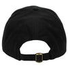 Paramount Apparel Black/White Contrasting Sandwich Visor Brushed Twill Cap