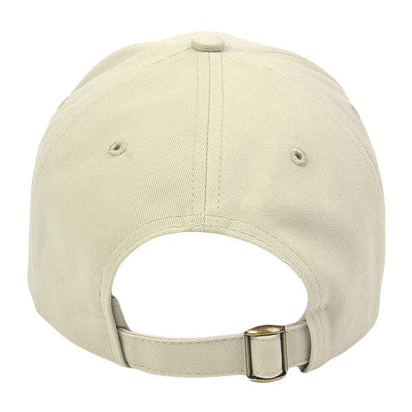 Paramount Apparel Khaki/Navy Contrasting Sandwich Visor Brushed Twill Cap
